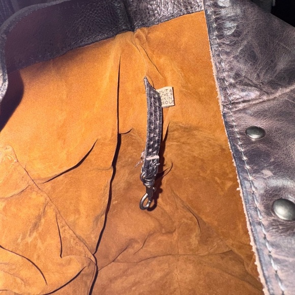 Patricia Nash Black Leather Tote or Laptop Bag - Picture 13 of 16